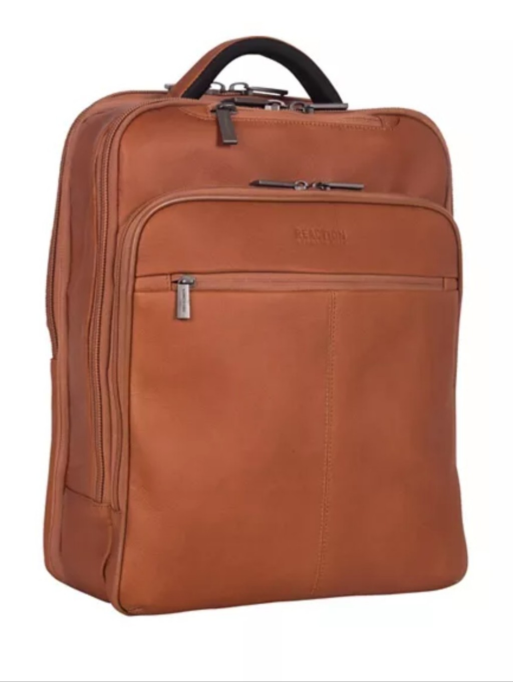 Kenneth Cole Reaction Full-Grain Colombian Leather 16" Laptop Travel Backpack